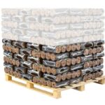 BIOMAC Rindenbriketts rund ohne Loch 450kg