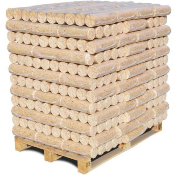 NESTRO Nadelholzbriketts rund ohne Loch 960kg - Image 2