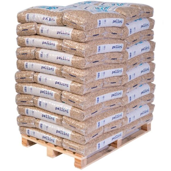 PELLINI Holzpellets 6mm ENplusA1, 66 x 15kg Palette - Image 2