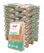 3 Paletten Pellets von TOTALENERGIES